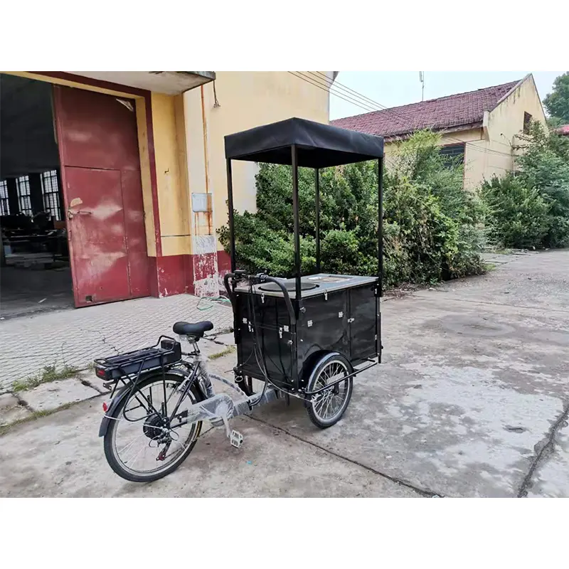 Basikal Makanan Snek Dikuasakan Pedal